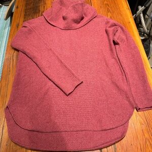 Cynthia Rowley Cashmere Sweater, Maroon, Women's Lg